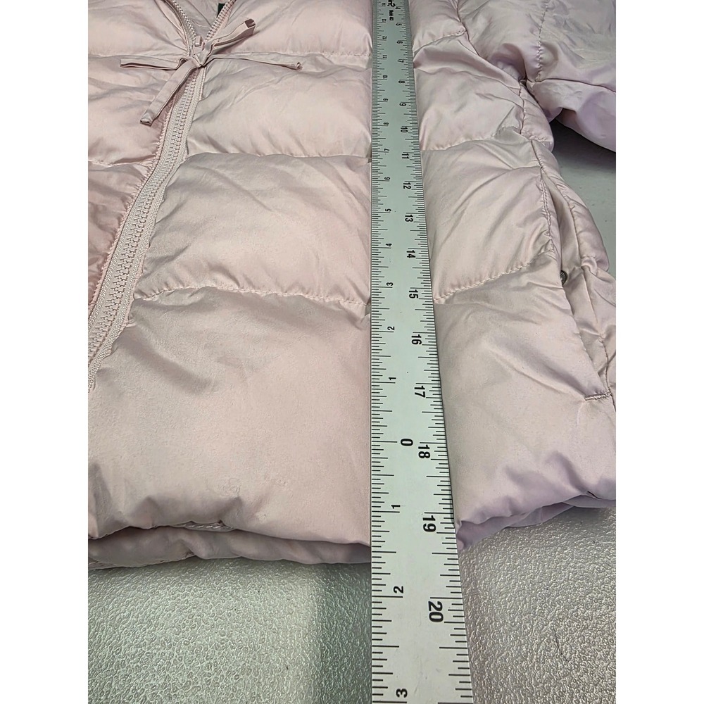 Wild Fable‎ Pink Puffer Jacket Water Resistant Cropped Bow Cuff XXS - Picture 5 of 6